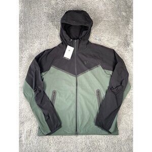 Nike Tech Woven Windrunner Zip Jacket Size Small Men Vintage Green HM7151-338